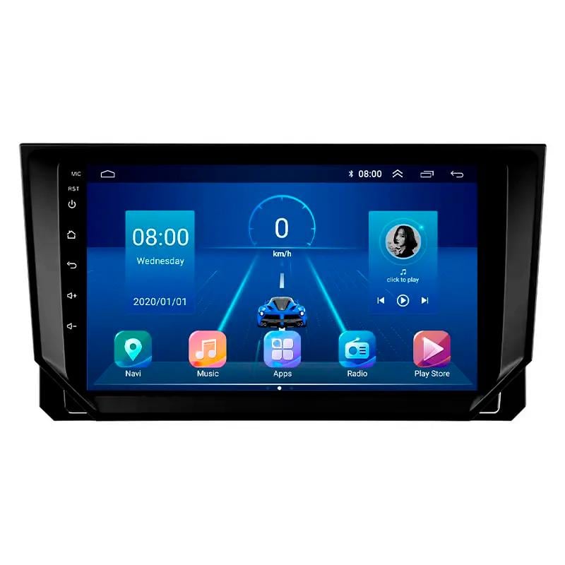 Автомагнітола штатна Lesko Top для SEAT Ibiza V 2017-2021 р. 4G/Wi-Fi/GPS 6/128 GB 9" (11373-66265)