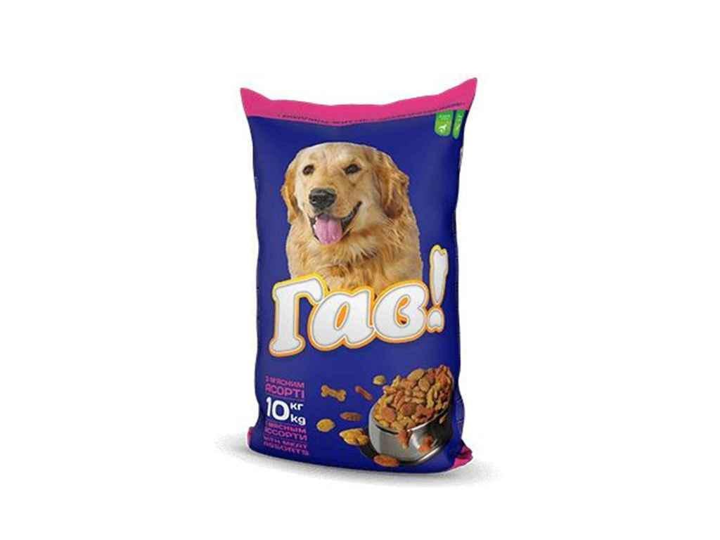 Корм для собак ГАВ для взрослых собак Мясное Ассорти 10 кг (120856)