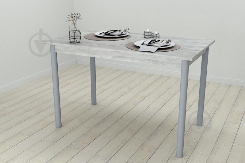 Стол кухонный Ferrum-decor Бенита 75x120x80 Серый ДСП Урбан Лайт 16мм (BEN0063)