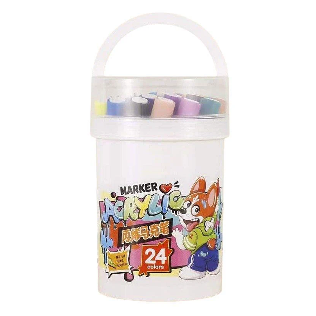 Набор маркеров акварельных Acrylik 12 шт. (7608)