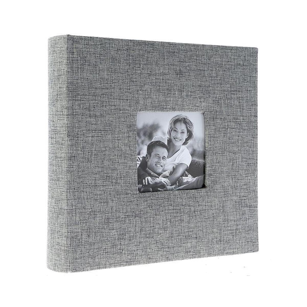 Фотоальбом Gedeon KD46200 FABRIC 10x15см 200 фото Серый