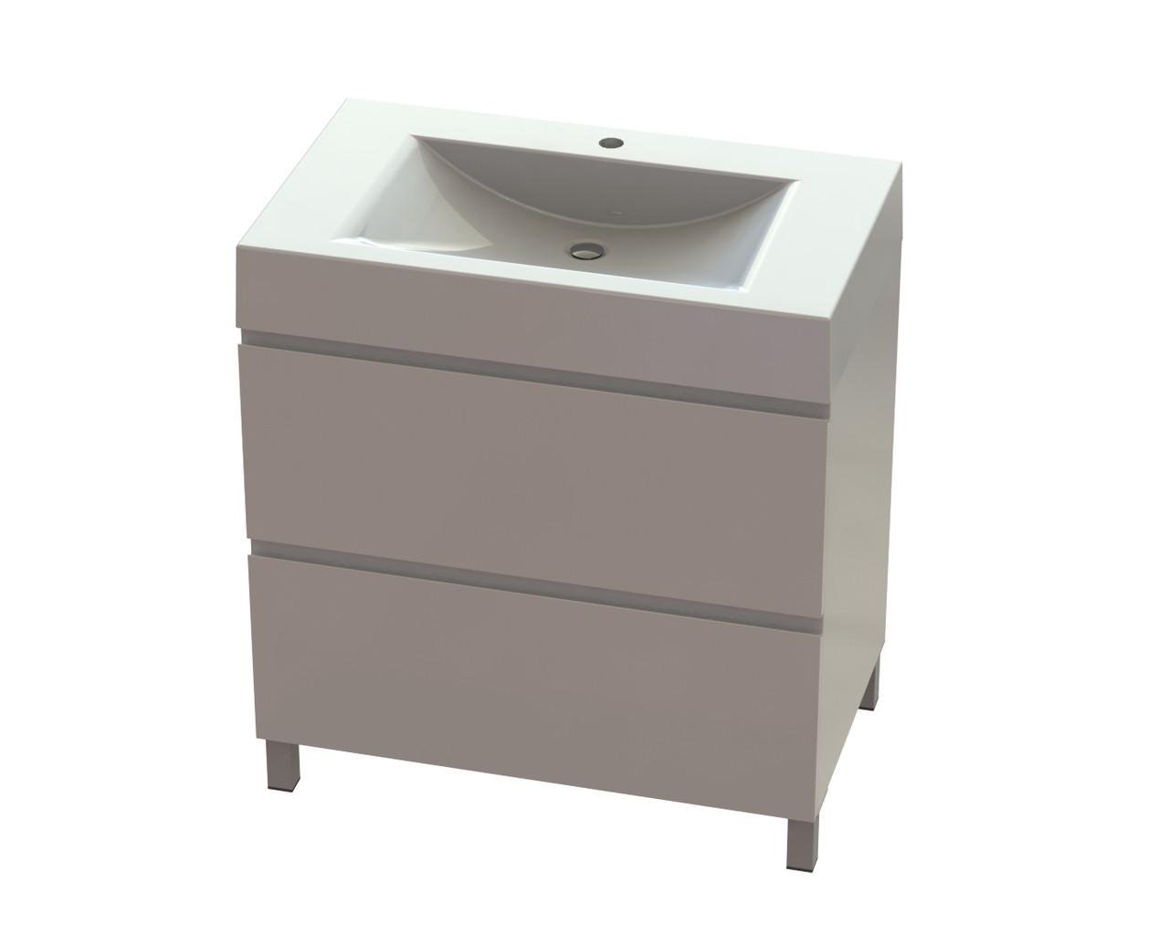 Тумба Новела з умивальником Атлант А200 800 мм глянець (1882346843)