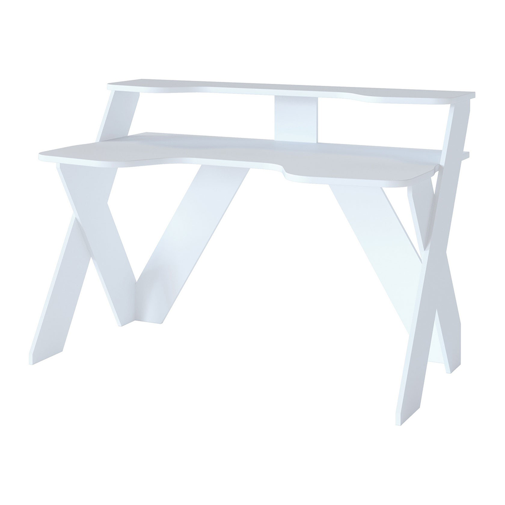 Геймерский стол XGamer 14 на ножках Черный/Белый