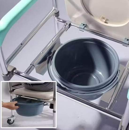 Кресло-унитазна колеса (KY-7801) - фото 3 Кресло-унитазна колеса (KY-7801) - фото 3