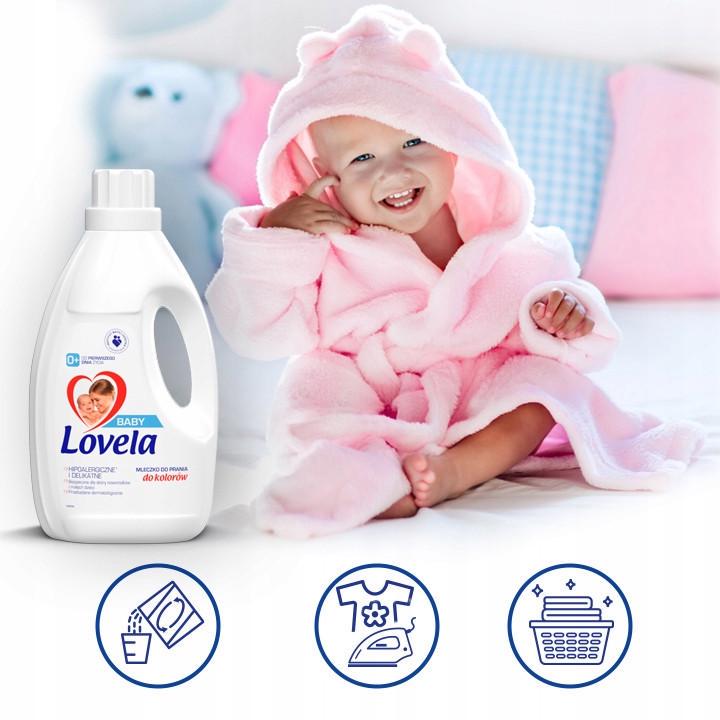 Рідина для кольорового прання Lovela Baby гіпоалергенна 4,5 л - фото 7