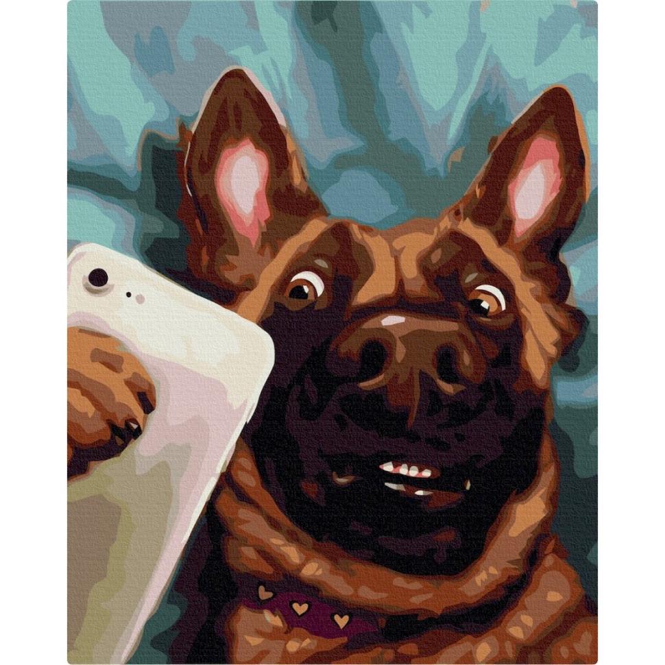 Картина за номерами Brushme Селфі Чарлі Lucia Heffernan BS53509 40x50 см (RLT36980)