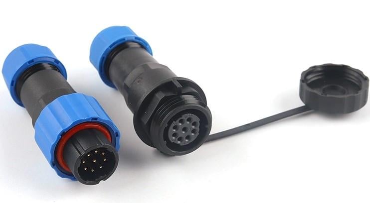 Роз'єм герметичний SP16 9D-F-M 9pin 5А IP68 (2667603189)