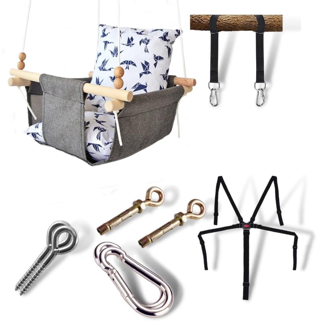 Дитяча гойдалка Infancy Орігамі Синій/Сірий (10140321)