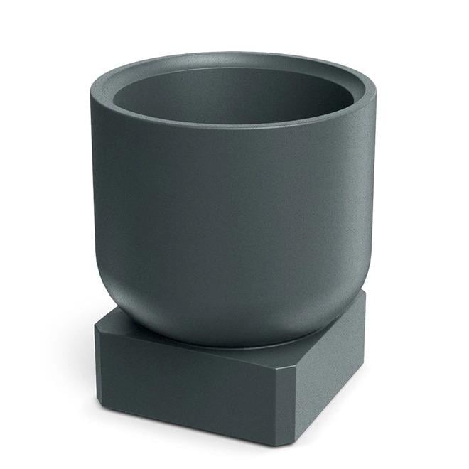 Горшок пластиковый Molta Base Square 40 см Графитовый (ST01198) Горшок пластиковый Molta Base Square 40 см Графитовый (ST01198)