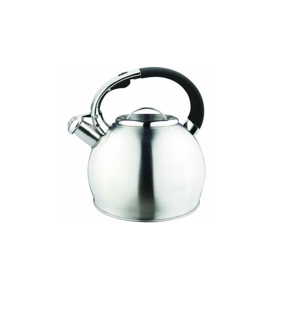 Чайник со свистком Con Brio 3 л Черный/Нержавеющая сталь (87fe3454)
