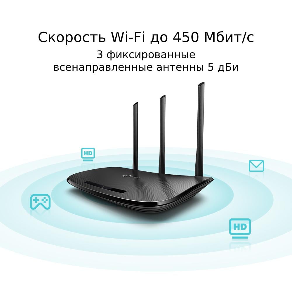 Беспроводной маршрутизатор TP-Link TL-WR940N (70134) - фото 4