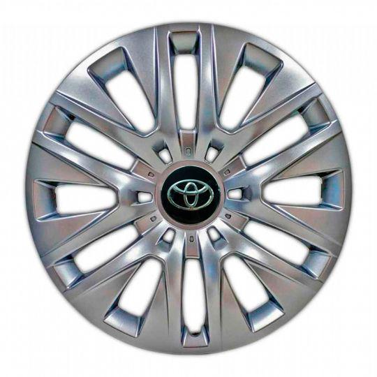 Автомобильные колпаки SKS 429 R16 с логотипом Toyota 4 шт. Серебристый