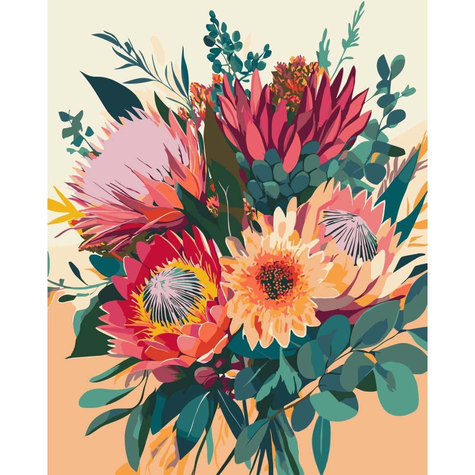 Картина по номерам ART CRAFT Танец лепестков 40x50 см (13156-AC)