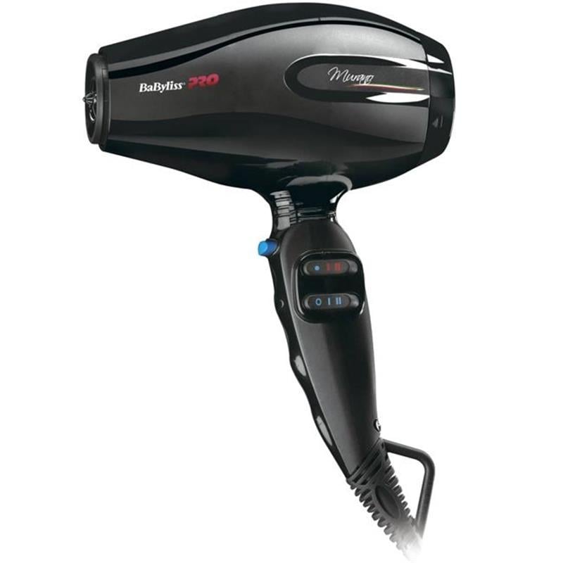 Фен Babyliss Pro Murano 2000W 2,7 м Black (BAB6160INRE) Фен Babyliss Pro Murano 2000W 2,7 м Black (BAB6160INRE)