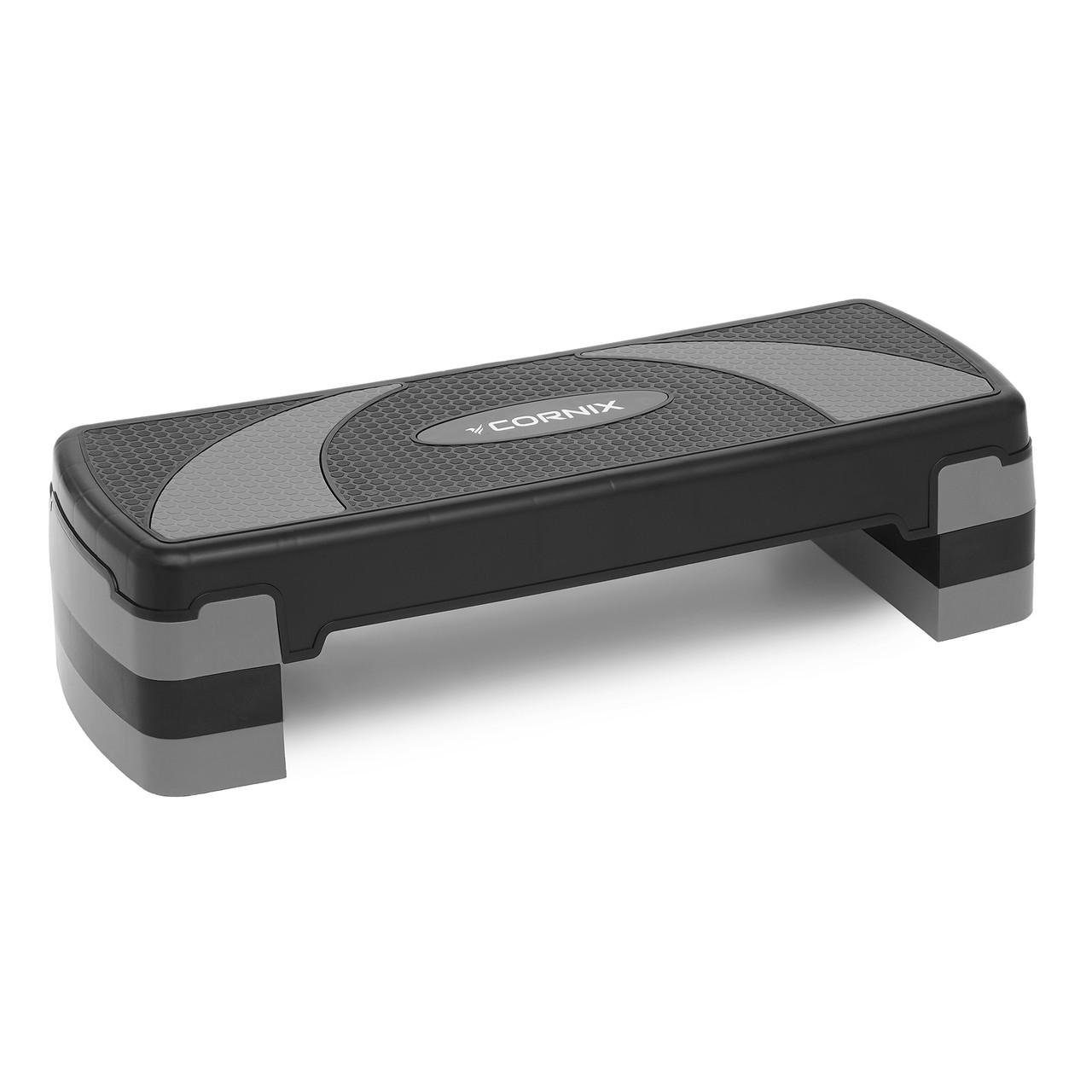 Степь-платформа Cornix XR-0184 3-ступенчатая 78x29x10-20 см Black/Grey (2735132301)