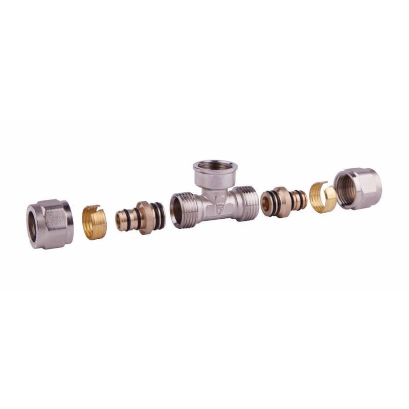 Тройник обжимной SD Forte SF177W161516 16х1/2"х16 ВР SF177W161516 (FRRS00022055)