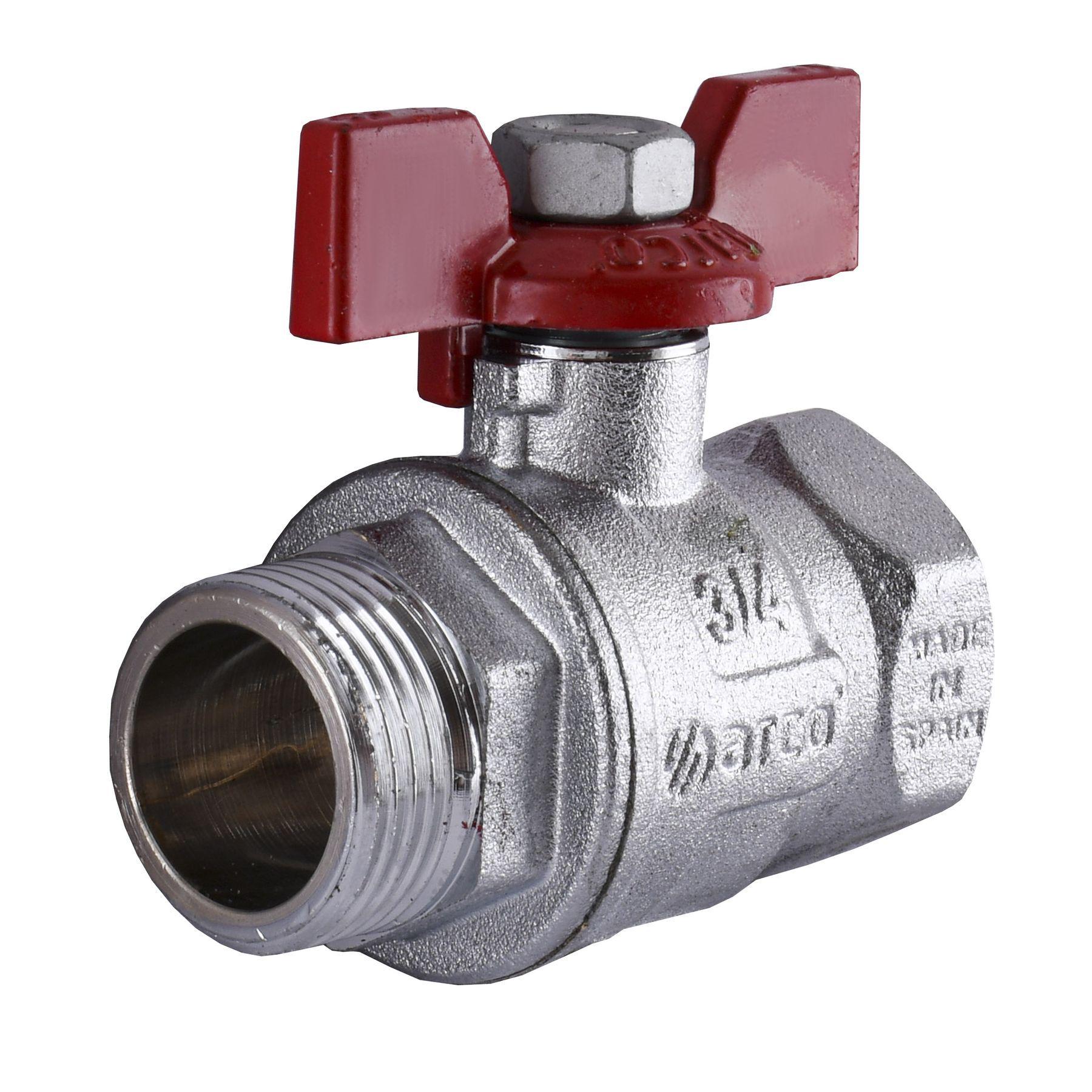 Кран шаровой Arco TURIA 0113008 000004842 3/4" ВЗ бабочка (104409)