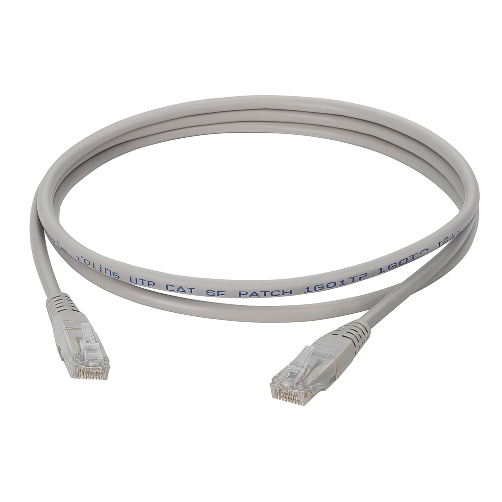 Патч-корд Kingda KD-PAUT3200GY RJ45/UTP 5e 24AWG/CU 2 м Сірий (576937)