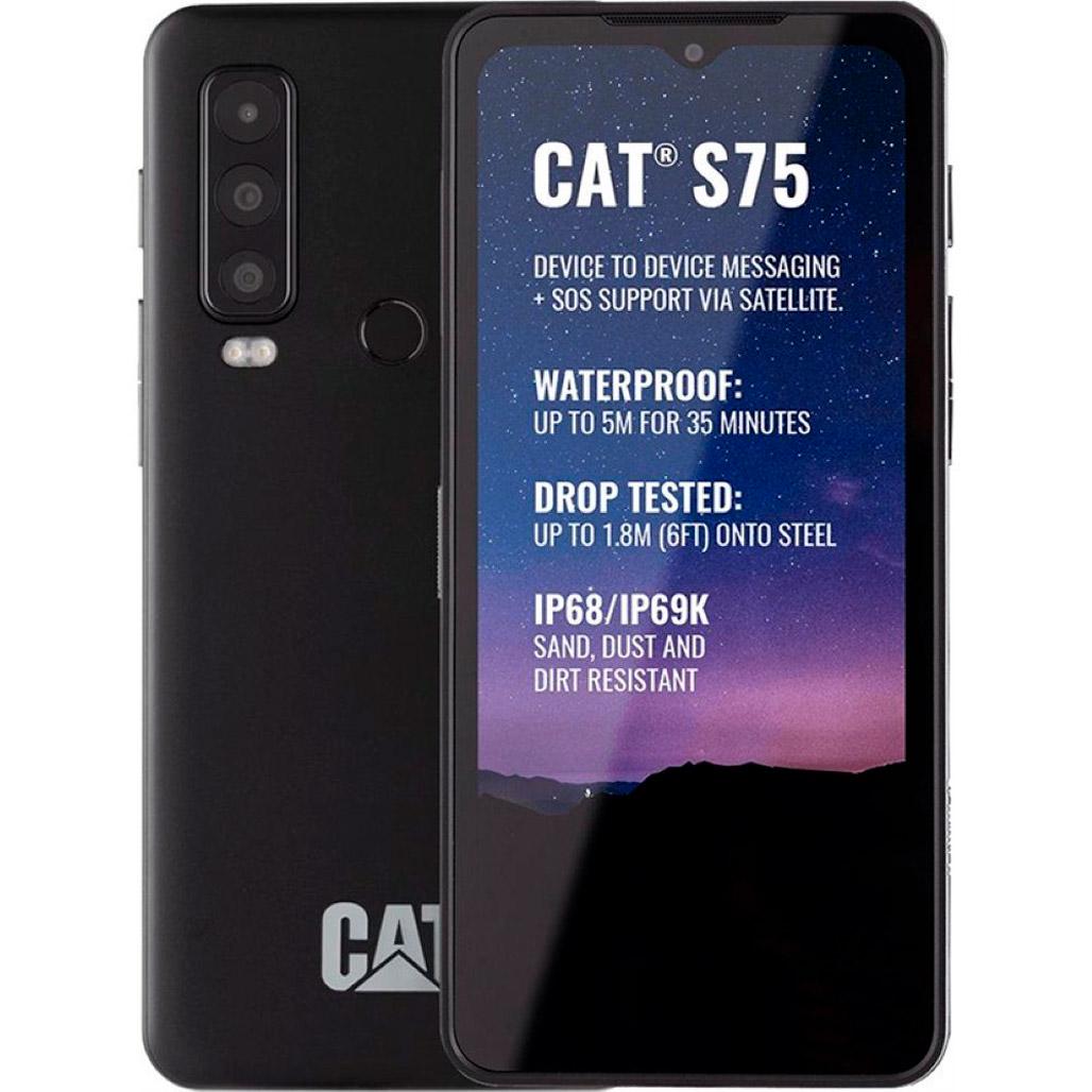 ? Смартфон Caterpillar CAT S75 6/128 Gb 5G Black (82779) • Купить в Киеве,  Украине • Лучшая цена в Эпицентр