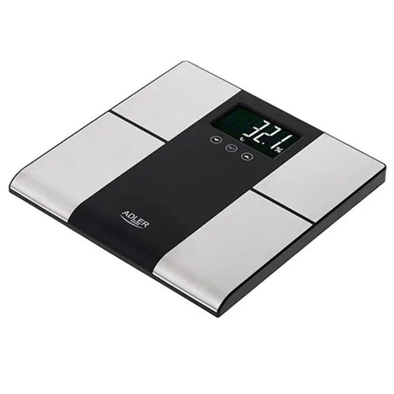 Ваги підлогові електронні Adler AD 8165 аналітичні 225 кг ЖК дисплей (4410)