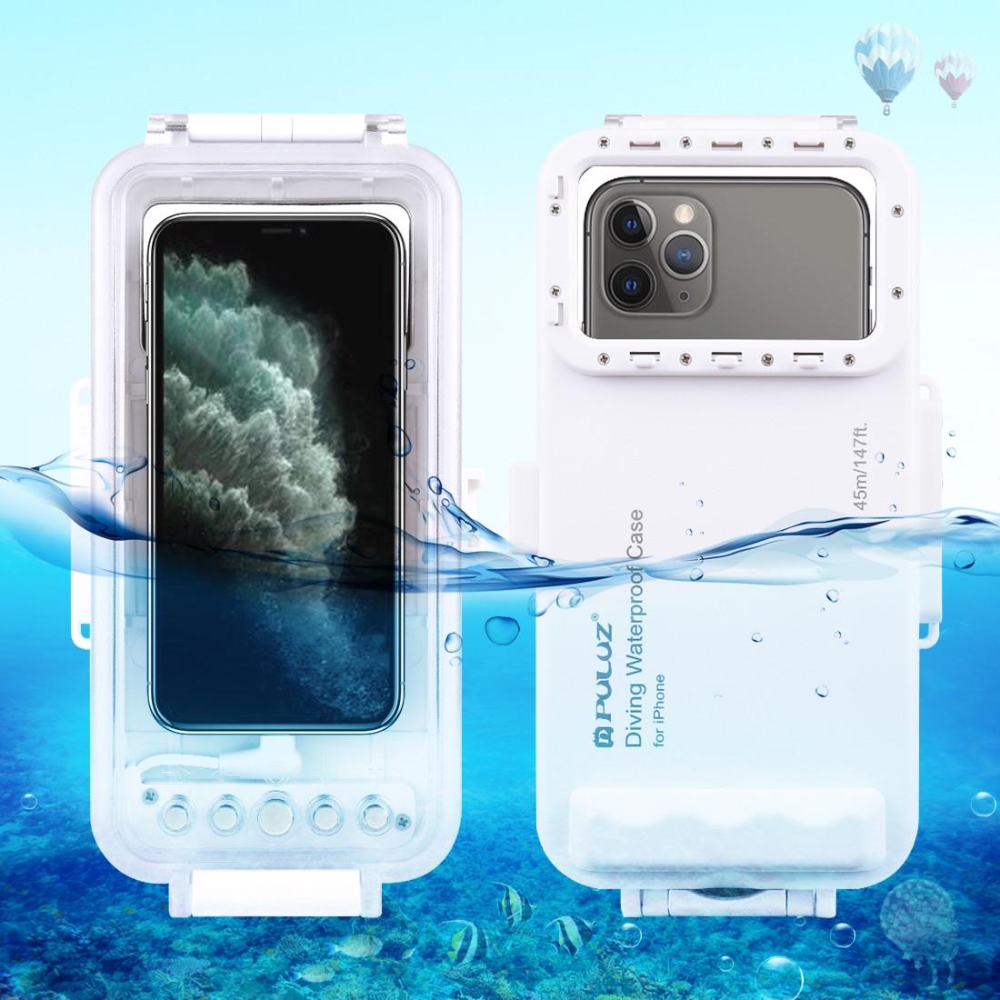 ᐉ Аквабокс водонепроницаемый Puluz PU9010W для Iphone 13 12 11х 8 7 6S •  Купить в Киеве, Украине • Лучшая цена в Эпицентр