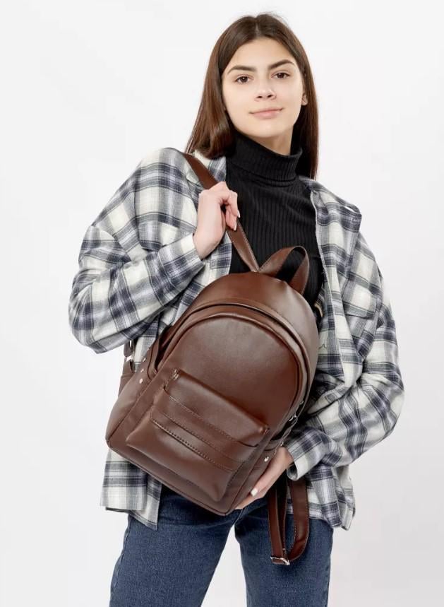 Рюкзак женский Sambag Dali BKH Шоколадный (15351020) Рюкзак женский Sambag Dali BKH Шоколадный (15351020)