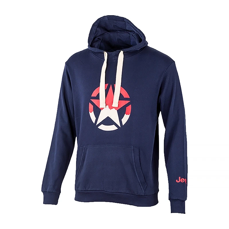 Худі чоловіче JEEP HOODED SWEATSHIRT STAR L Синій (O102568-A184 L)