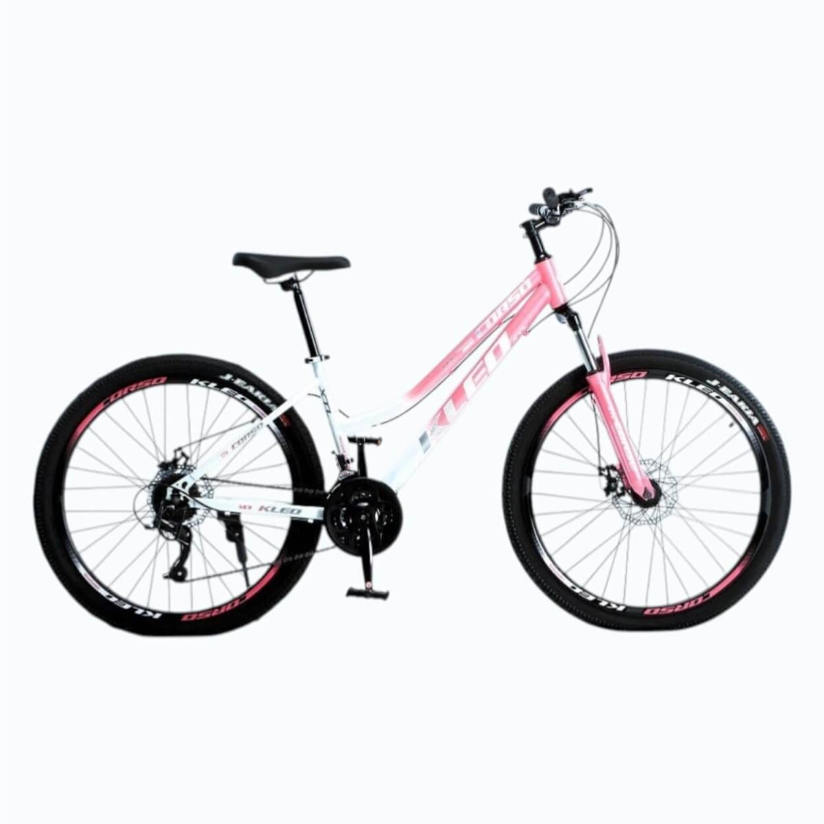 Велосипед горный Corso KLEO 26"/15" Бело-Розовый (593063081)