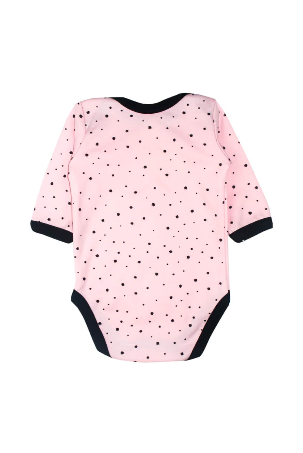 Боди детский Звезды 56 см Розовый (1281011-56) - фото 2 Боди детский Звезды 56 см Розовый (1281011-56) - фото 2