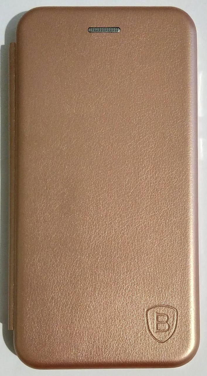 Чохол-книжка "Classy Level" для Samsung A505/A50/A30S рожеве золото