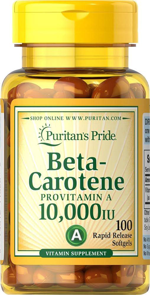 Бета-каротин Puritan's Pride Beta-Carotene 10000 IU 100 порций