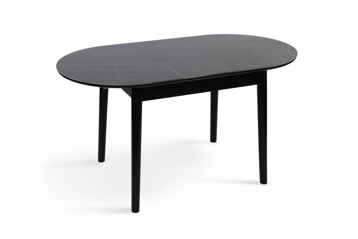 Стол обеденный Мікс Меблі Тітан XS-1309 1100/1400х750 мм Черный/Керамика/Черный - фото 3