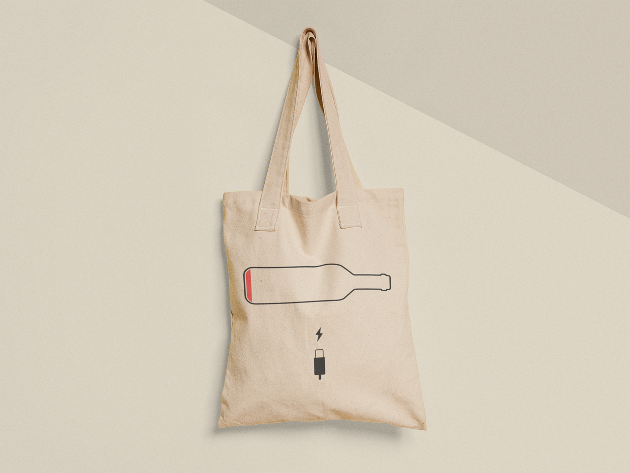 Эко-сумка шоппер с принтом Бутылочка пуста 38х40 см Бежевый (ПН448-Т) Эко-сумка шоппер с принтом Бутылочка пуста 38х40 см Бежевый (ПН448-Т)