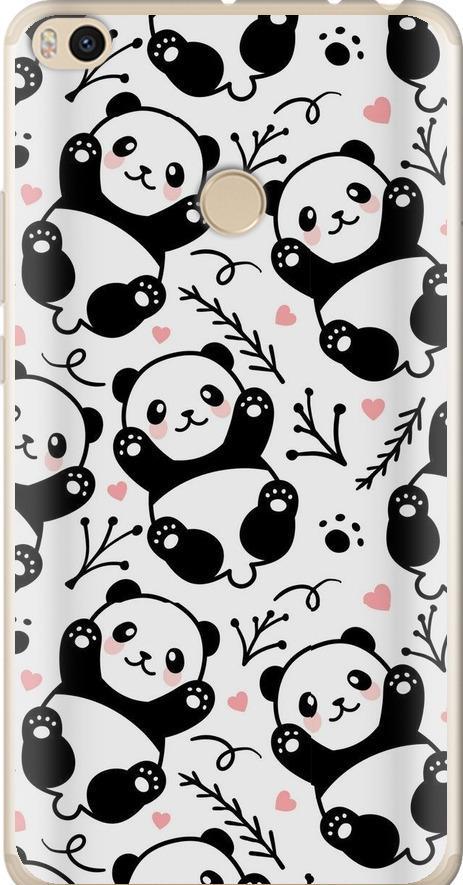 Чехол на Xiaomi Mi Max 2 Панды (4318u-994-42517)