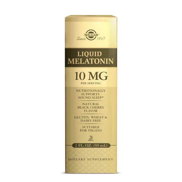 Натуральна добавка Solgar Melatonin Liquid 10 мг 59 мл (4867)