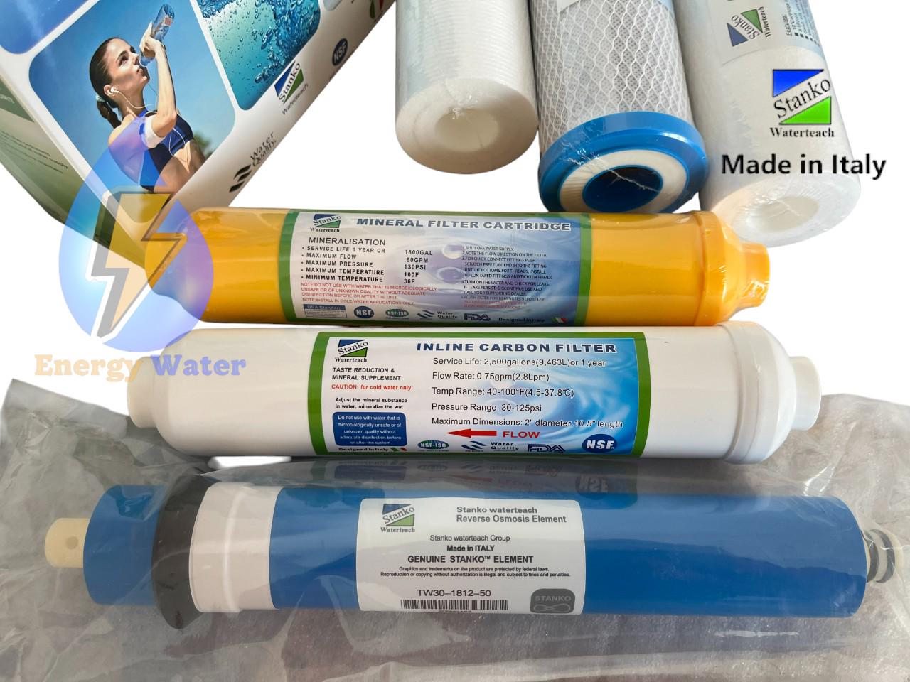 Комплект картриджів із мембраною для фільтра зворотного осмосу з мінералізатором 6 шт. - фото 2 Комплект картриджів із мембраною для фільтра зворотного осмосу з мінералізатором 6 шт. - фото 2