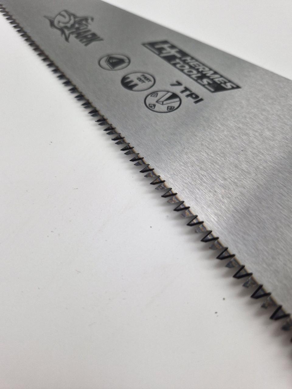 Ножівка по дереву HT HERMES TOOLS Shark 450 мм (26-001) - фото 3 Ножівка по дереву HT HERMES TOOLS Shark 450 мм (26-001) - фото 3