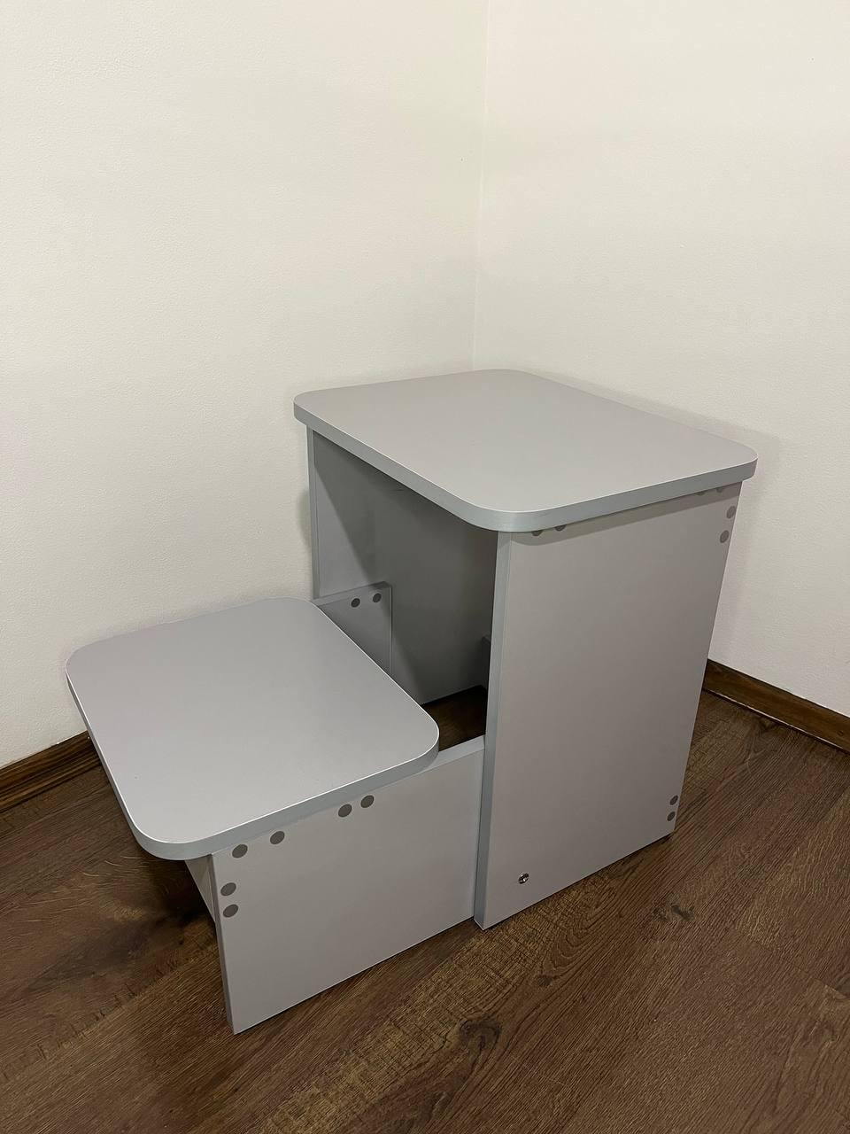 Стул-трансформер 4в1 35х45х50 см Серый (0069)