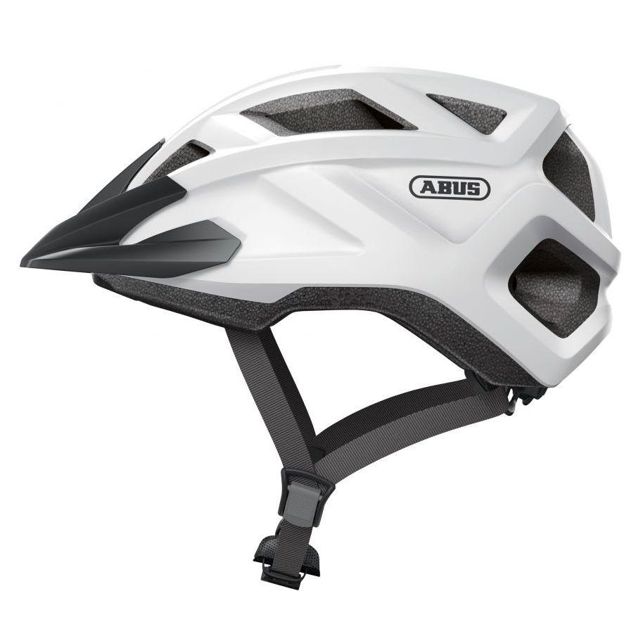 Велосипедний дитячий шолом ABUS MOUNTZ S 48-54 Polar White