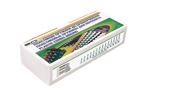 Пружина пластикова D&A 14 мм 100 шт. Чорний (1220201140606)