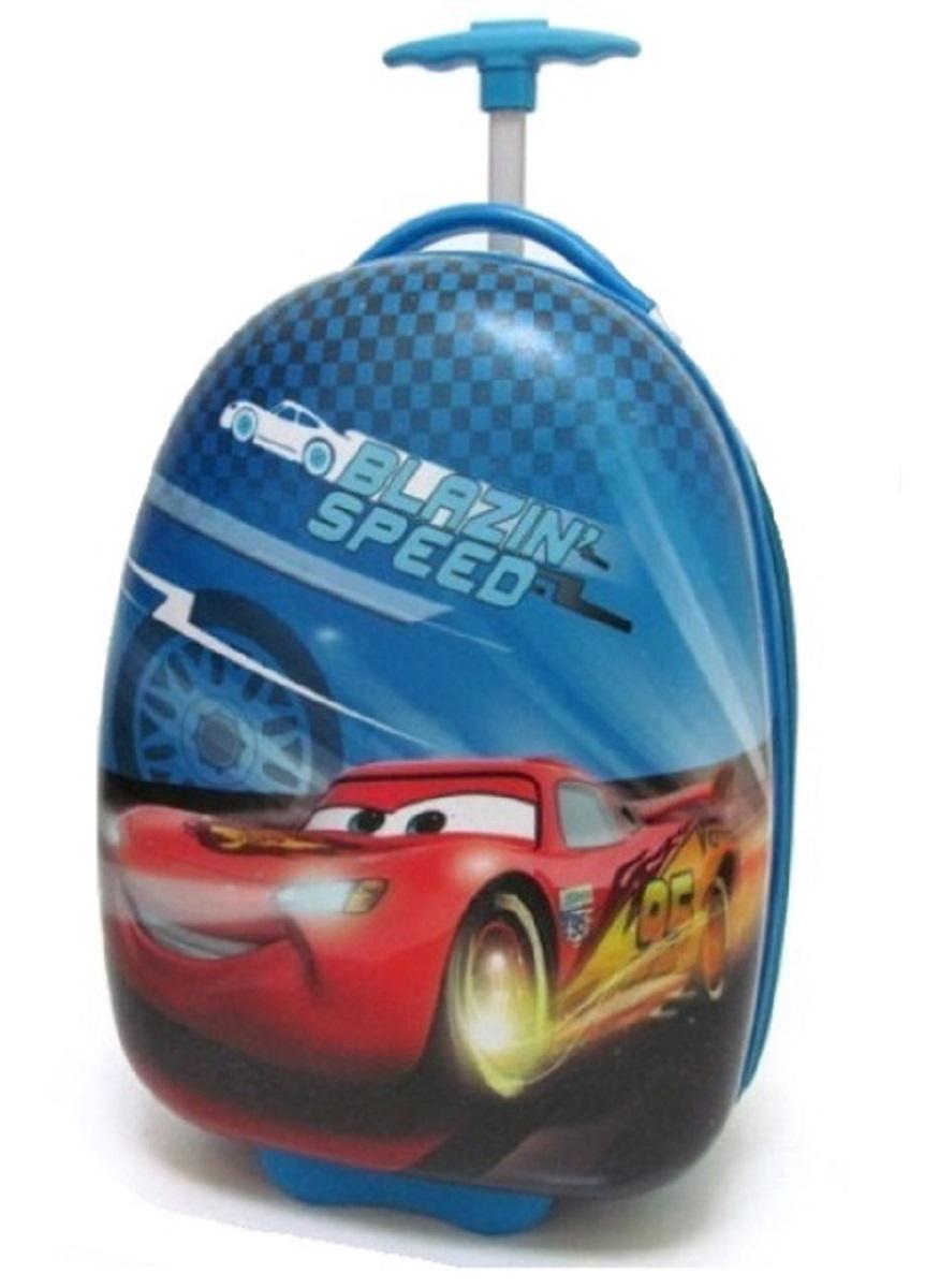 Чемодан детский пластиковый Тачка Маквин 42 см 2 колеса (Bp037804)