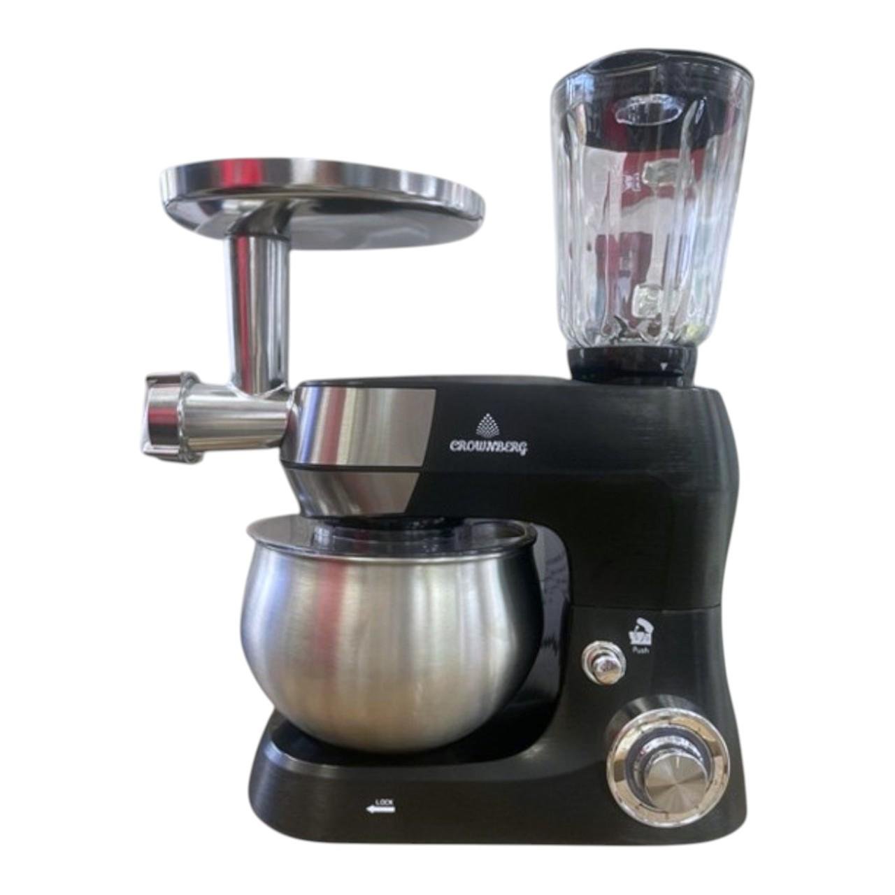 Комбайн кухонний Crownberg CB-3409 кухонна машина з місткою чашею та імпульсним режимом 2600 Вт 5 л (є309) - фото 7 Комбайн кухонний Crownberg CB-3409 кухонна машина з місткою чашею та імпульсним режимом 2600 Вт 5 л (є309) - фото 7
