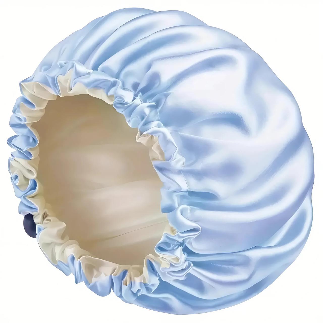 Шапочка для волосся атласна нічна на затяжці регульована (2611894861)