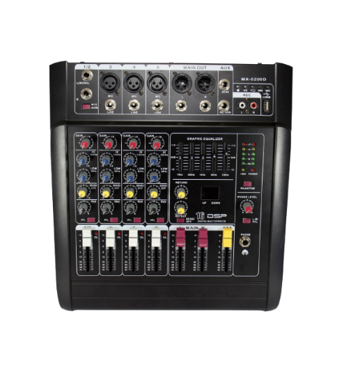 Аудиомикшер Mixer BT 5300D Black (be5b9c9e) - фото 1