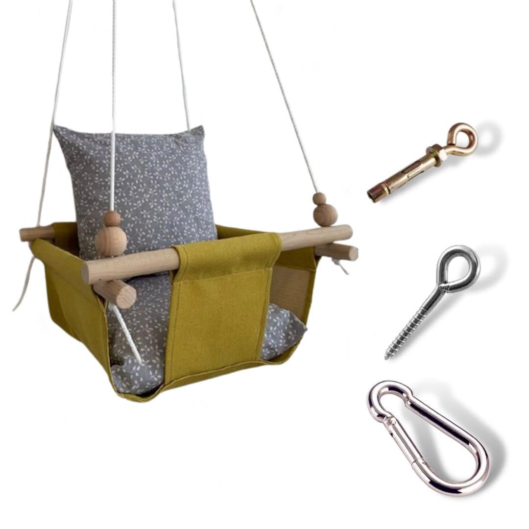 Детская качеля Infancy Веточки Желтый (9882531)