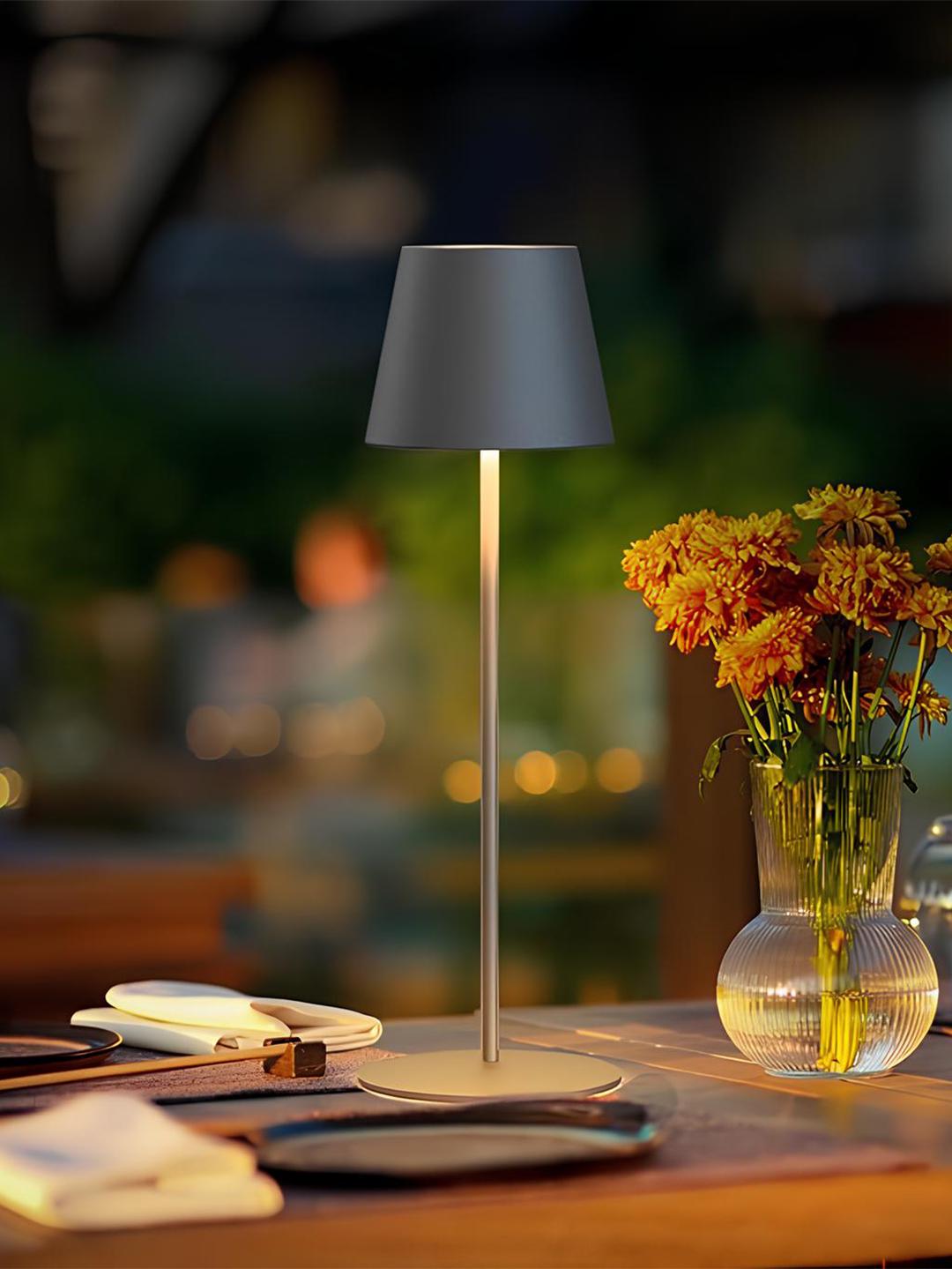 Лампа настільна Foyu для дому/ресторану/саду та балкона FO-108 Чорний (00e0653b) - фото 2