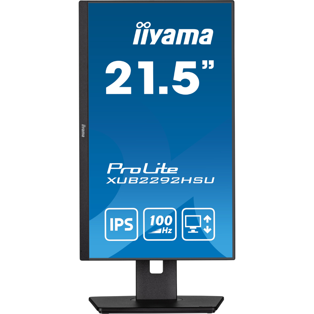 Монитор IPS Iiyama XUB2292HSU-B6 безрамочный/поворотный экран 21,5" Черный (f2b1a059) - фото 4