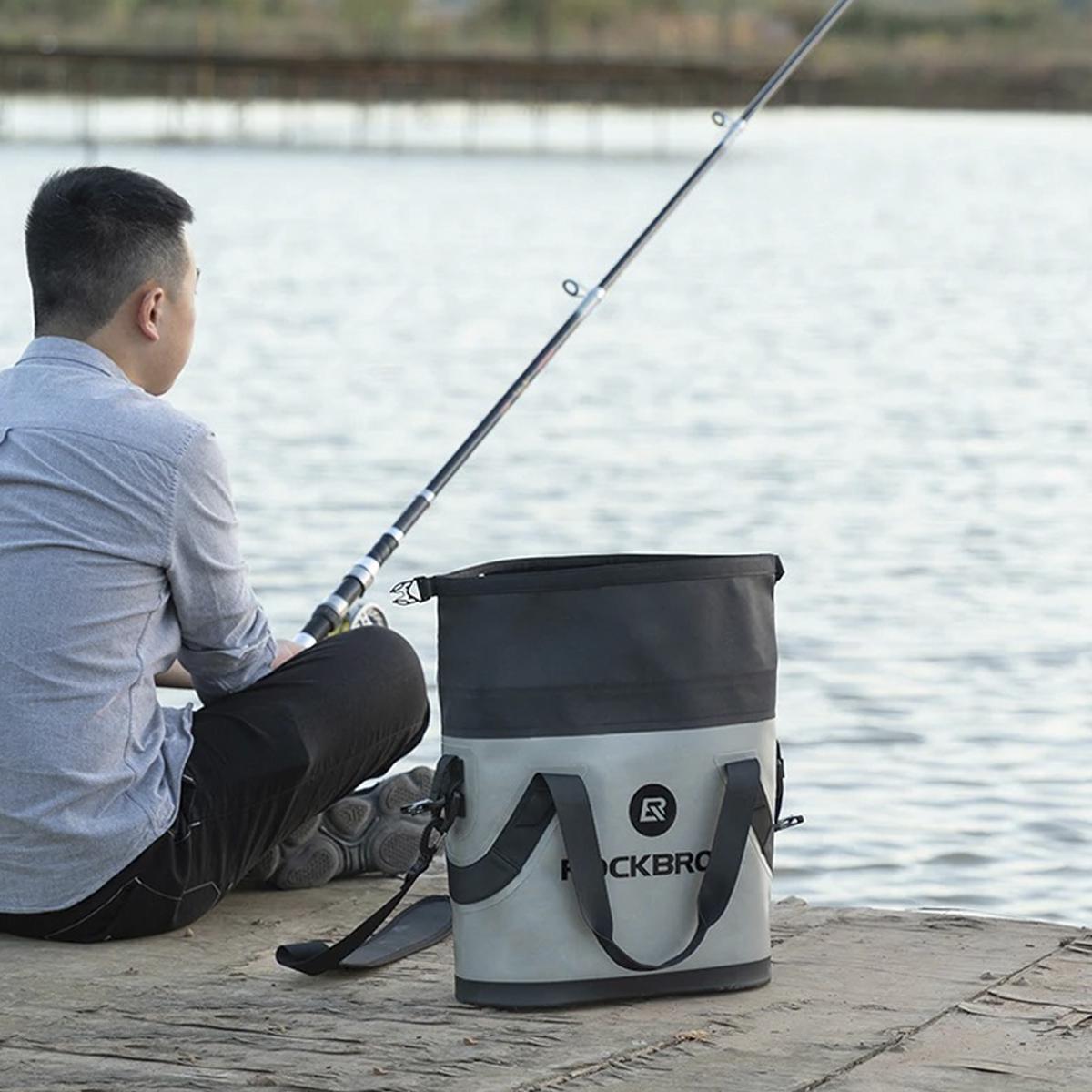 Міська сумка через плече ROCKBROS AS-058 водостійка Чорно-Сірий (RB-AS-058-4672) - фото 2