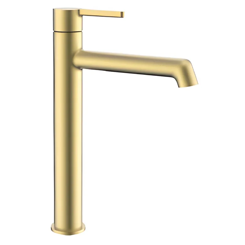 Смеситель для умывальника Koer KB-11029-12 KR5502 Латунь/Золотой матовый (KR5502)