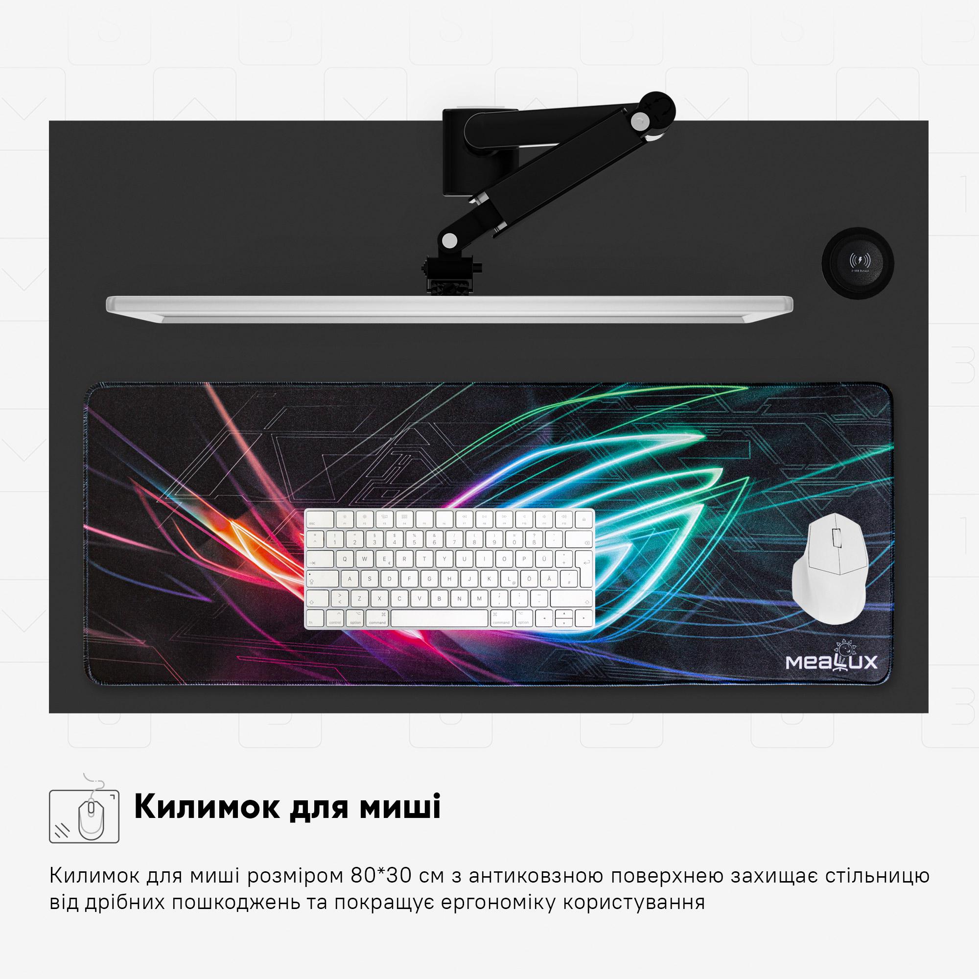 Стіл з електрорегулюванням висоти Mealux PowerDesk Energy Black (EVO-201 Energy B/B) - фото 5 Стіл з електрорегулюванням висоти Mealux PowerDesk Energy Black (EVO-201 Energy B/B) - фото 5